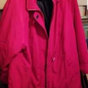 Women's red lined jacket